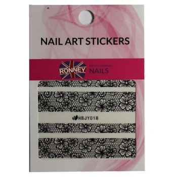 RONNEY - Naklejki wodne na paznokcie NAILART STICKERS RN 233